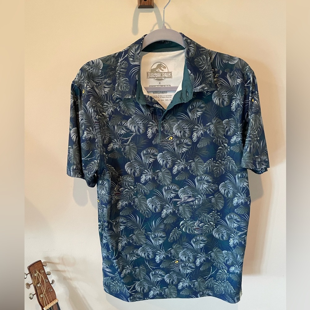 Rsvlts rare “Jurassic Park” polo shirt